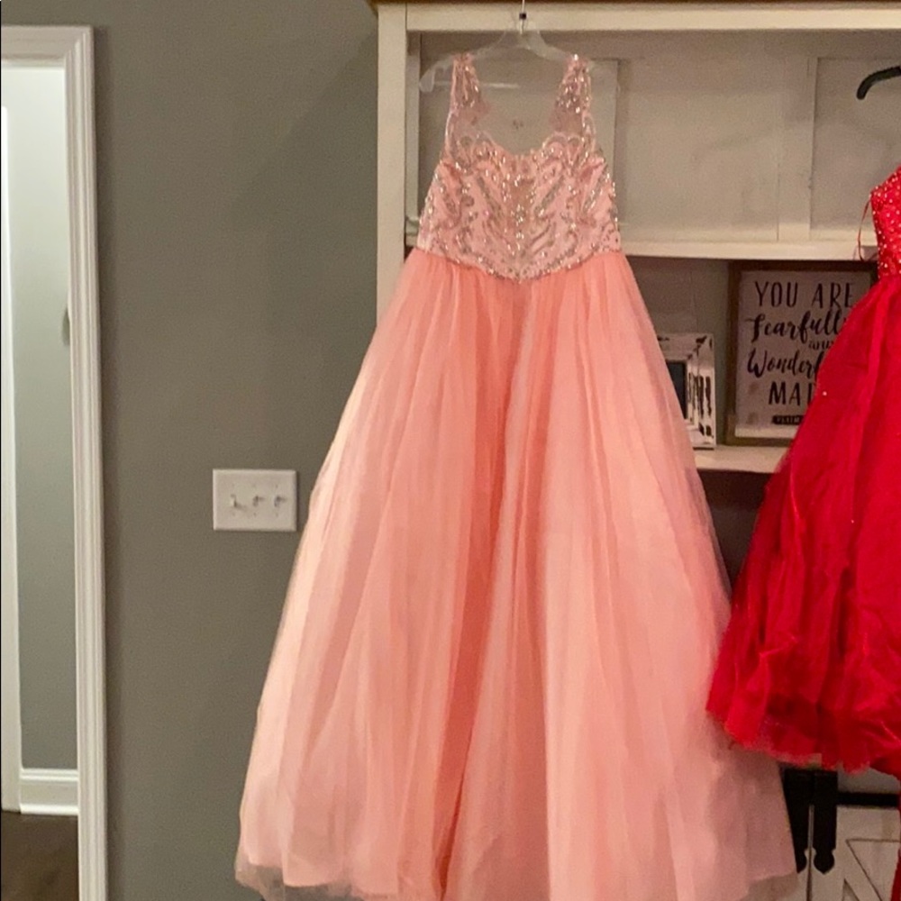 Girls pageant dress